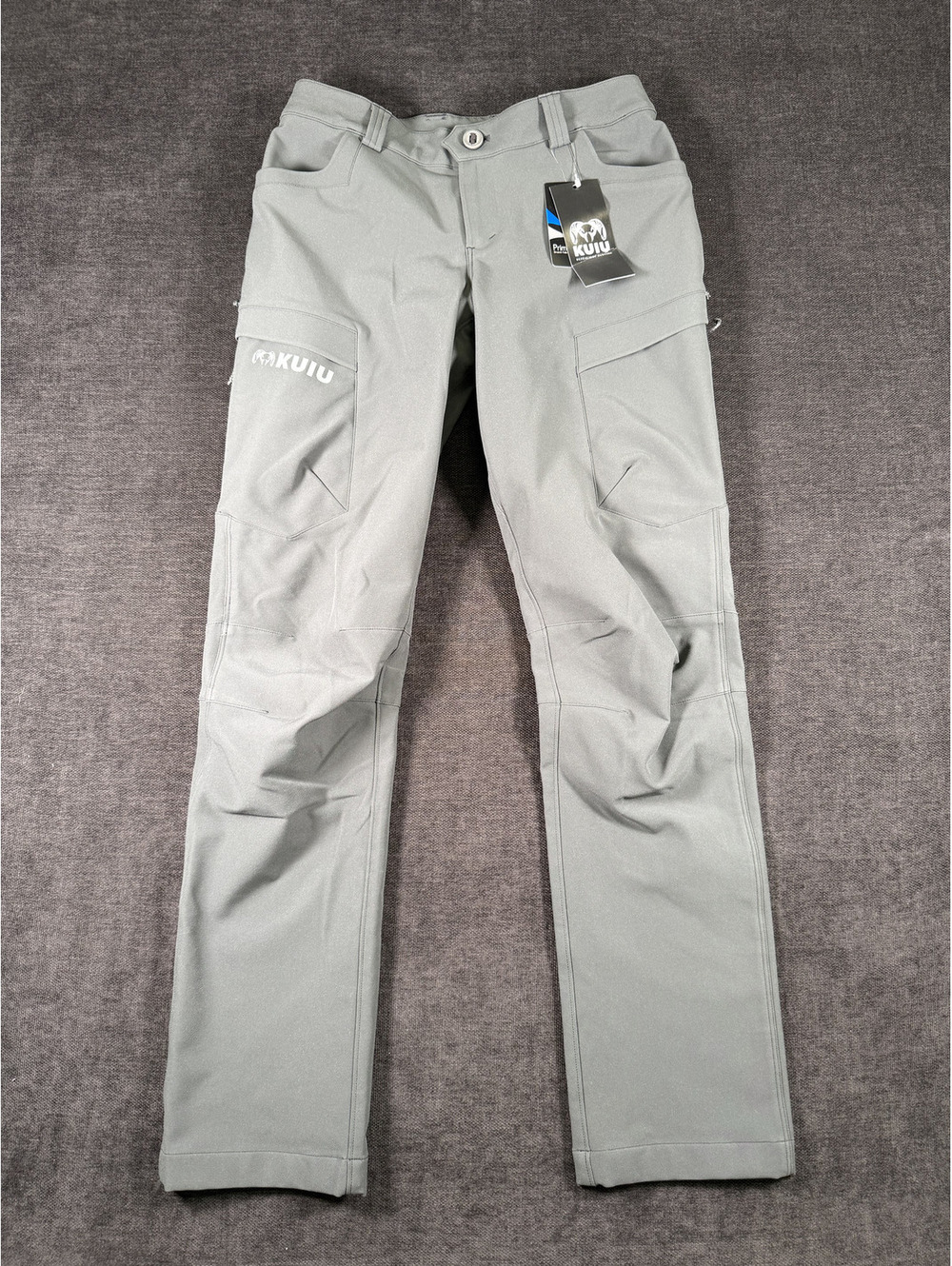 Kuiu Primeflex Stretch Pants in Gray with Cargo Pockets - Women's Size 6